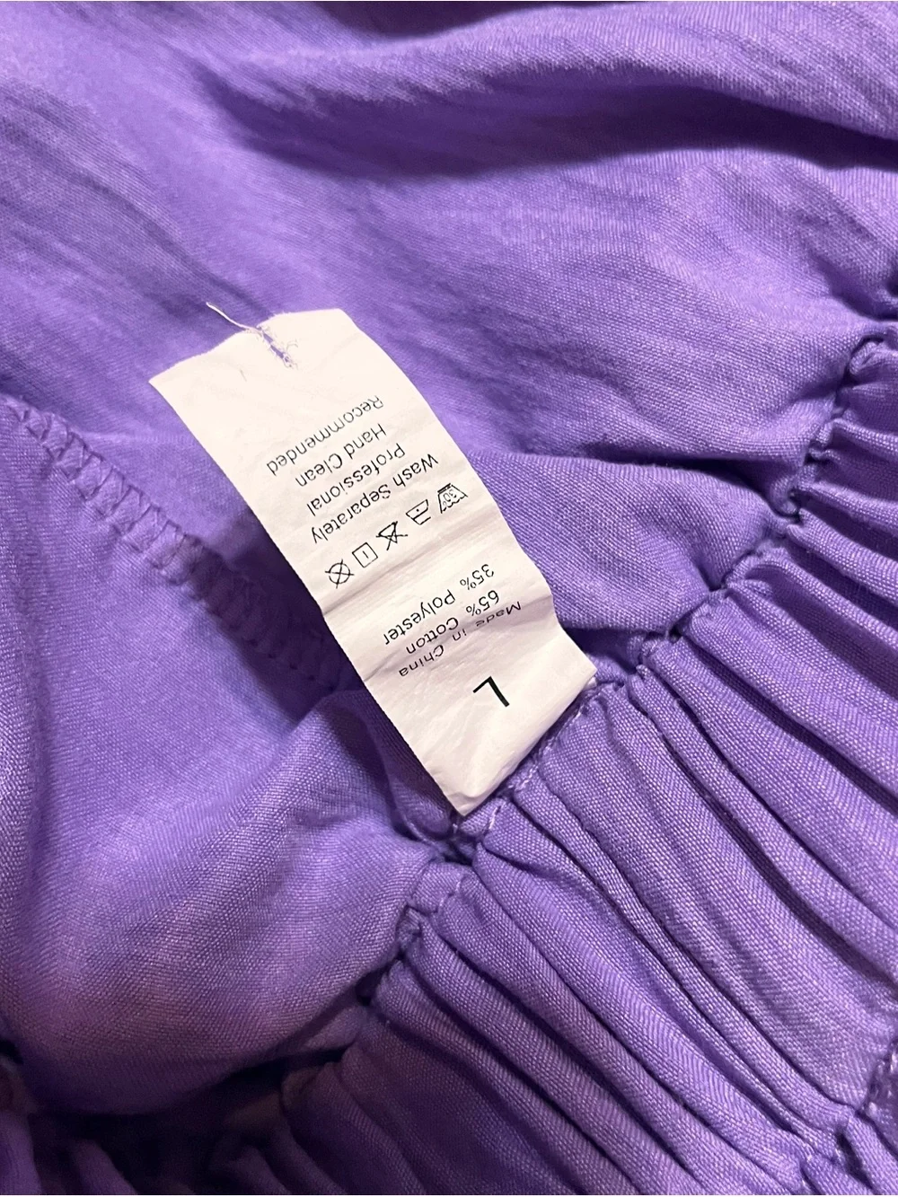 Women’s lilac Tiered Ruffle Skort with Crochet Trim